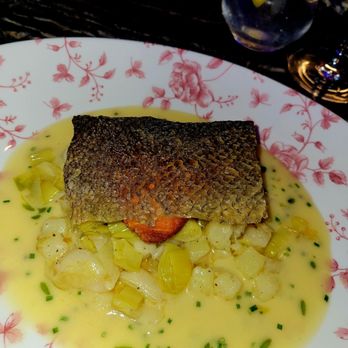 Papi Steak - Ora King Salmon with caviar beurre blanc, leek, and Yukon gold potatoes. - Steakhouses Near Me - Las Vegas, Nevada Papi Steak - Ora King Salmon with caviar beurre blanc, leek, and Yukon gold potatoes. - Steakhouses Near Me - Las Vegas, Nevada
