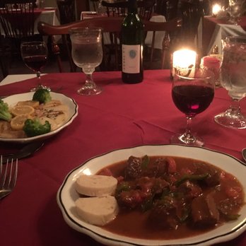 Monastery Restaurant - Serbian Goulash & veal dinner in lemon butter sauce - Modern European Near Me - Norfolk, Virginia