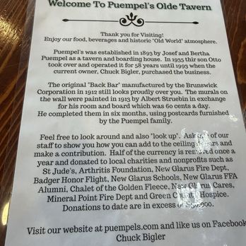 Puempel's Olde Tavern - Story - Bars Near Me - New Glarus, Wisconsin