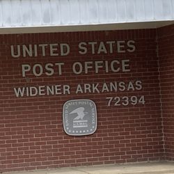 United States Government - close-up view of front wall of Widener post office
