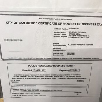 SD Money Exchange - Currency Exchange Near Me - San Diego, California
