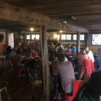 The Lean-To at Great Pines - The Lean To seems to strike a balance in ambience for both a summer and winter season. - Salad Near Me - Old Forge, New York