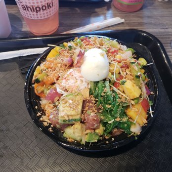 Ahipoke - Kimchi shrimp and Tuna luau - Poke Near Me - Escondido, California