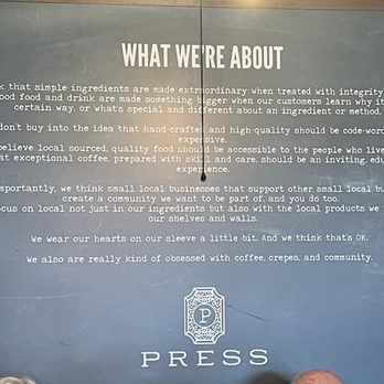 PRESS Coffee Crêpes Cocktails - Creperies Near Me - Graham, North Carolina
