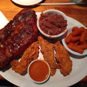 Cheddar's Scratch Kitchen - Half rack ribs and chicken strips - American Near Me - Fort Myers, Florida Cheddar's Scratch Kitchen - Half rack ribs and chicken strips - American Near Me - Fort Myers, Florida