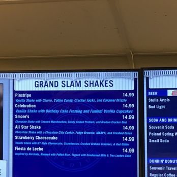Yankee Stadium - Cost of milkshakes - Stadiums & Arenas Near Me - Bronx, New York
