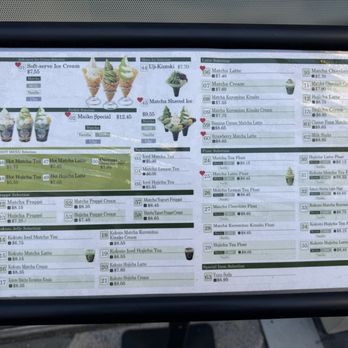 Matcha Cafe Maiko - July 2026 Menu - Ice Cream & Frozen Yogurt Near Me - Monterey Park, California