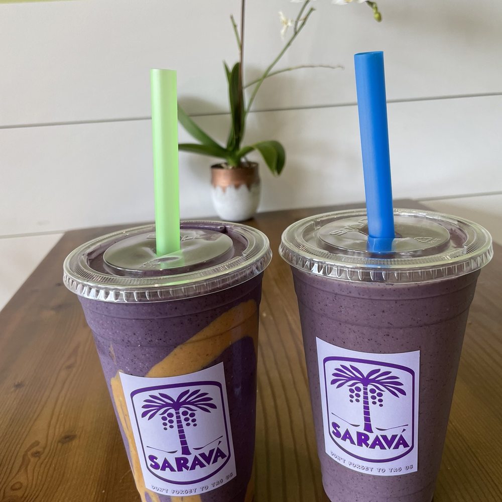 Sarava Açaí Café - Pb & J Smoothie, Choco-Berry Protein Smoothie (Large) - Juice Bars & Smoothies Near Me - Wilton Manors, Florida Sarava Açaí Café - Pb & J Smoothie, Choco-Berry Protein Smoothie (Large) - Juice Bars & Smoothies Near Me - Wilton Manors, Florida