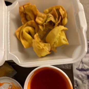 King Spring Chinese Restaurant - a container of dumplings and a cup of tea - Chinese Near Me - Smyrna, Georgia