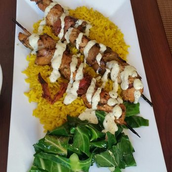 Mozaic - Chicken skewers - Mediterranean Near Me - Santa Cruz, California