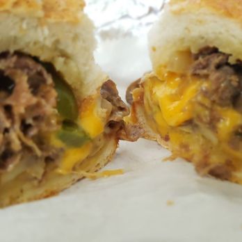 Upper Crust Pizza - The cheese steak on requested garlic bread is delicious. - Pizza Near Me - Milwaukee, Wisconsin