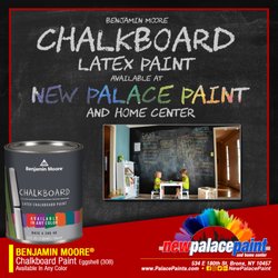 New Palace Paint and Supply - Chalkboard Latex Paint At New Palace Paint