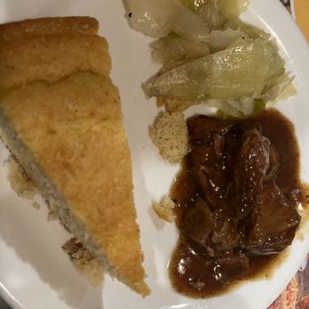 Freds Market - Riverview - Wednesday Pot Roast, stewed delicious cabbage, Aunties skillet cornbread! - Southern Near Me - Riverview, Florida Freds Market - Riverview - Wednesday Pot Roast, stewed delicious cabbage, Aunties skillet cornbread! - Southern Near Me - Riverview, Florida