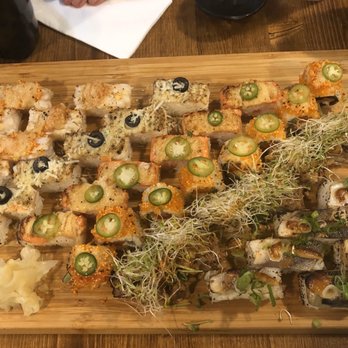 Green Leaf Sushi - Aburi sushi platter for three - Sushi Bars Near Me - Vancouver, British Columbia