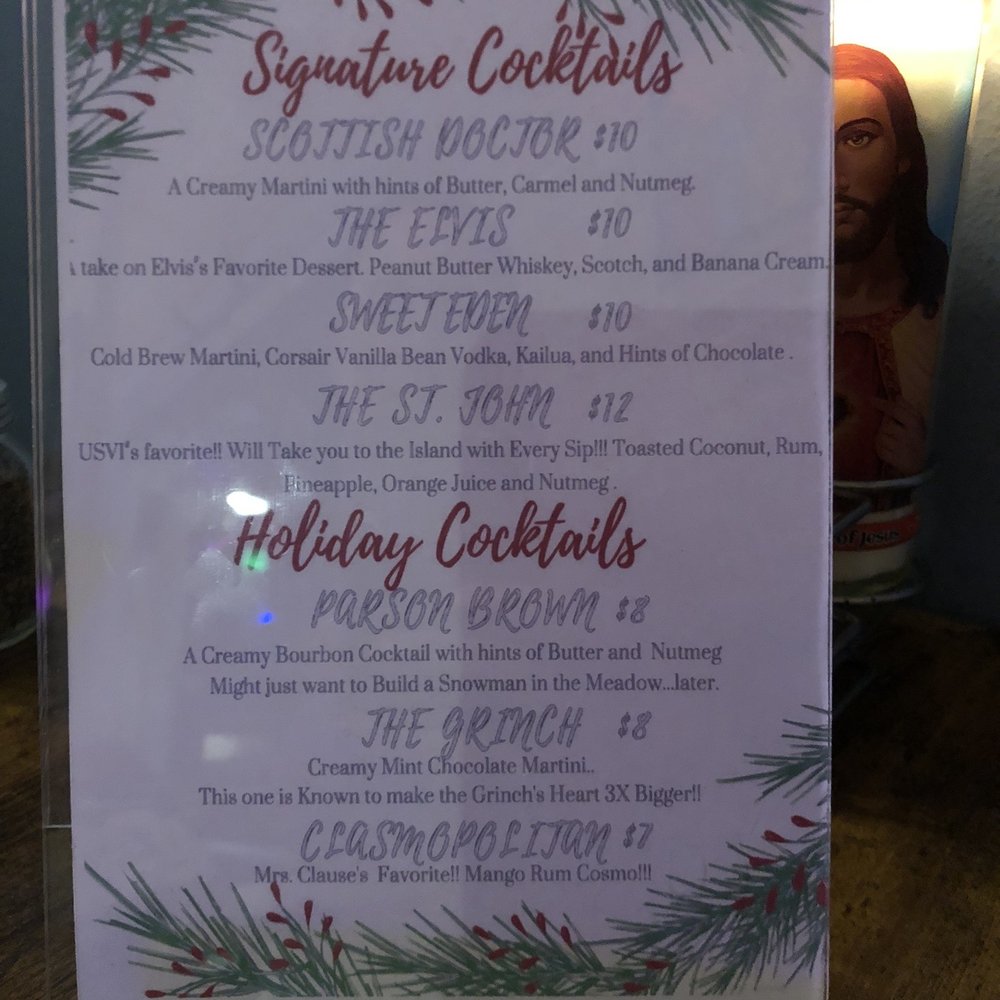 Legend’s Cocktail Lounge - Drink menu (Dec2022) - Cocktail Bars Near Me - Peru, Indiana