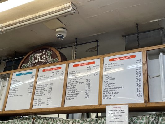 Menu photo 8 K's Drive-In Hilo, HI