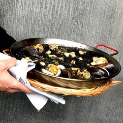 Arròs Negra (Squid Ink Paella)