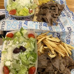 beef+lamb gyro plate