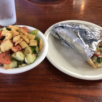 Mediterra Grill - Durham - Fattoush & Falafel Wrap - Mediterranean Near Me - Durham, North Carolina