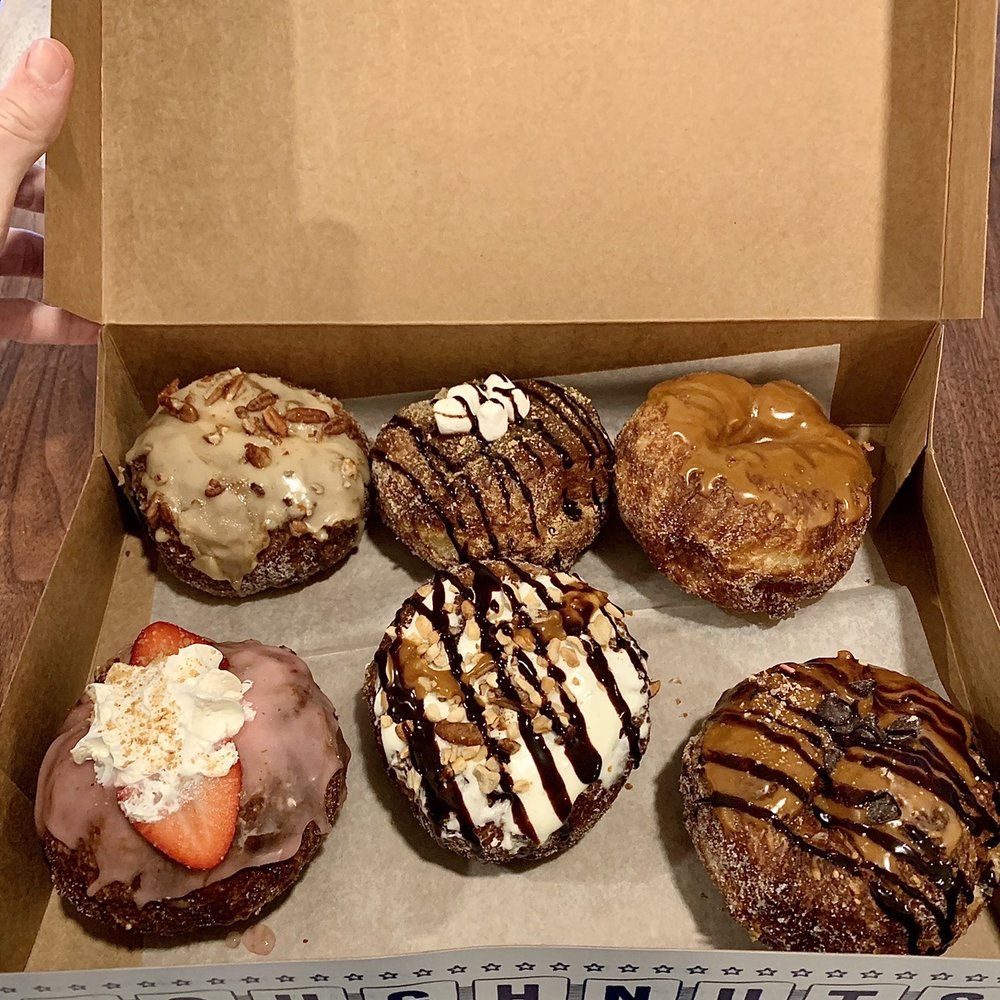 Parlor Doughnuts - Maple Pecan, Smores, Bourbon Caramel, Strawberry Shortcake, Turtle Cheesecake, and Caramel Blitz - Donuts Near Me - Nashville, Tennessee Parlor Doughnuts - Maple Pecan, Smores, Bourbon Caramel, Strawberry Shortcake, Turtle Cheesecake, and Caramel Blitz - Donuts Near Me - Nashville, Tennessee