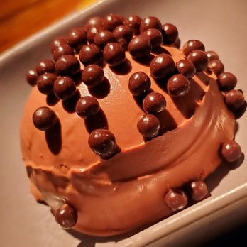 Linger - Chocolate moose cake - complimentary birthday surprise :) - Asian Fusion Near Me - Denver, Colorado