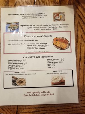 Menu photo 1 Prospector Restaurant Cooke City, MT Menu photo 1 Prospector Restaurant Cooke City, MT