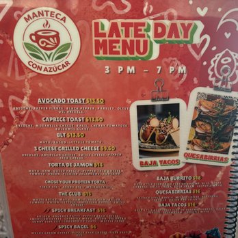 Con Azucar Cafe - Menu - Coffee & Tea Near Me - Manteca, California