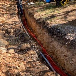 Arrow Dirt Works - Russ coordinated with AR Valley Electric Co-op to bury cables