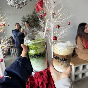 CaPhein  Coffee - matcha einspanner and pho latte - Coffee & Tea Near Me - Austin, Texas