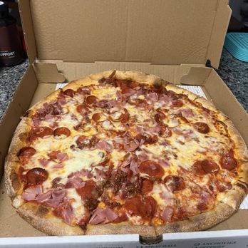 Bacco Pizzeria - 16" Meat Lovers with no sausage. - Pizza Near Me - Abingdon, Maryland Bacco Pizzeria - 16" Meat Lovers with no sausage. - Pizza Near Me - Abingdon, Maryland