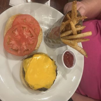 Stonewood Grill & Tavern - Burger and fries. (X'd the lettuce onion and pickle) - New American Near Me - Heathrow, Florida Stonewood Grill & Tavern - Burger and fries. (X'd the lettuce onion and pickle) - New American Near Me - Heathrow, Florida