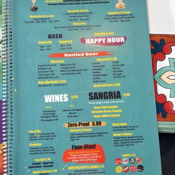 Aqua Tequila Mexican Restaurant - Menu - Mexican Near Me - Parrish, Florida