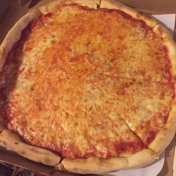 A & V Pizzeria - Our large plain cheese pie! Yum! - Pizza Near Me - Yonkers, New York