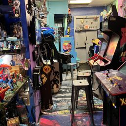 One of the several display/game areas.
