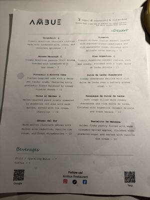 Menu photo 1 Ambue Restaurant Los Angeles, CA Menu photo 1 Ambue Restaurant Los Angeles, CA