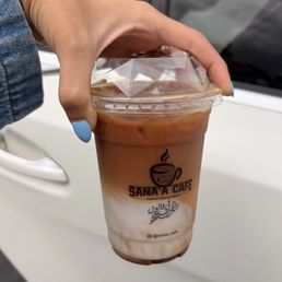Rose latte