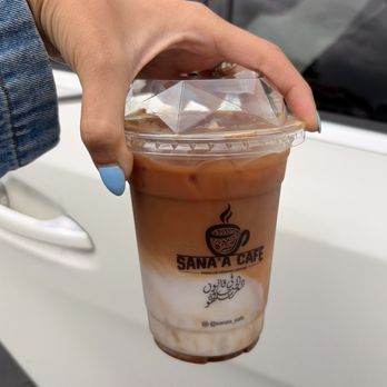 Sana'a Cafe - Rose latte - Coffee & Tea Near Me - Elk Grove, California