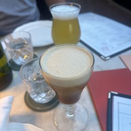Espresso martini and Allagash white Espresso martini and Allagash white