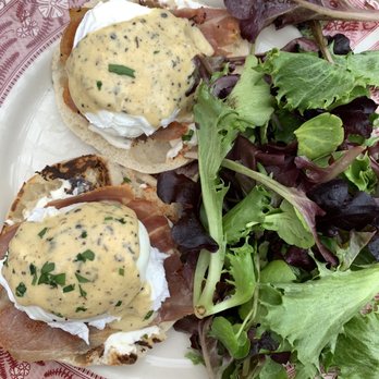 The Kitchen Step - Eggs Benedict with prosciutto - Desserts Near Me - Jersey City, New Jersey