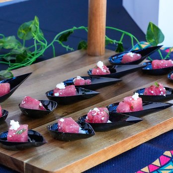 Krafted Culture Catering - Watermelon feta bites. So delicious and refreshing! - Caterers Near Me - Upland, California Krafted Culture Catering - Watermelon feta bites. So delicious and refreshing! - Caterers Near Me - Upland, California