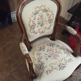 "Before" photo of my chair.