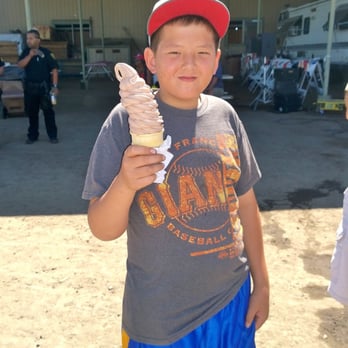 E-2 Family Winery - My coworker hooked up our son w/ a huge soft serve - thx Kenny! - Wineries Near Me - Lodi, California