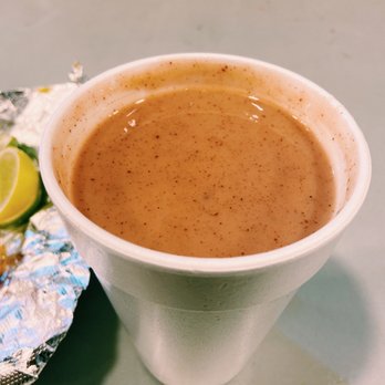 Tacos El Jefe - Champurrado - Food Trucks Near Me - Los Angeles, California