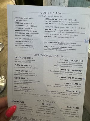 Menu photo 2 Pura Vida Miami New York, NY