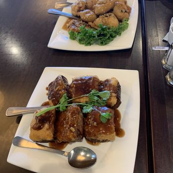 Sticky Rice - Stuffed Japanese Eggplant, Crispy Mushroom - Chinese Near Me - Fairfield, California
