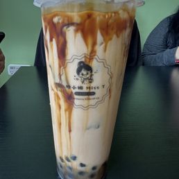 Brown sugar boba milk tea Brown sugar boba milk tea