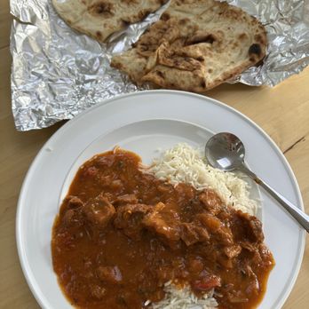 Chilli Chutney - Lamb Curry Takeout Special ($15.99): what it looks like outside of the containers, served on a plate! - Indian Near Me - Victoria, British Columbia Chilli Chutney - Lamb Curry Takeout Special ($15.99): what it looks like outside of the containers, served on a plate! - Indian Near Me - Victoria, British Columbia
