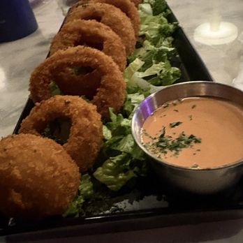 Whiskey Tavern - I usually hate these kinds. I like the thin shoe string ones but these were really good and freshly made. #Crispy Onion Rings - Cocktail Bars Near Me - Covington, Louisiana Whiskey Tavern - I usually hate these kinds. I like the thin shoe string ones but these were really good and freshly made. #Crispy Onion Rings - Cocktail Bars Near Me - Covington, Louisiana