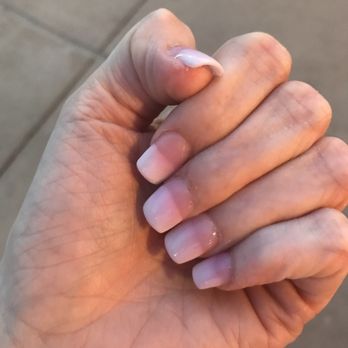 Romie's Nail Boutique - I asked for ombré nexgen. I received these acrylic/gel. I have pictures and videos of the procedure. - Nail Salons Near Me - Dallas, Texas Romie's Nail Boutique - I asked for ombré nexgen. I received these acrylic/gel. I have pictures and videos of the procedure. - Nail Salons Near Me - Dallas, Texas