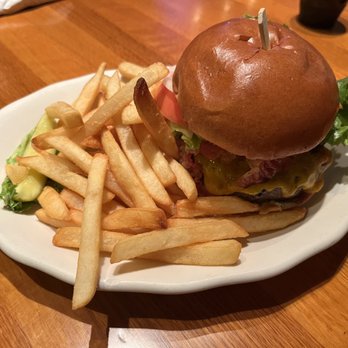 Thirsty Whale - pub burger with bacon & fries - American Near Me - Bar Harbor, Maine Thirsty Whale - pub burger with bacon & fries - American Near Me - Bar Harbor, Maine
